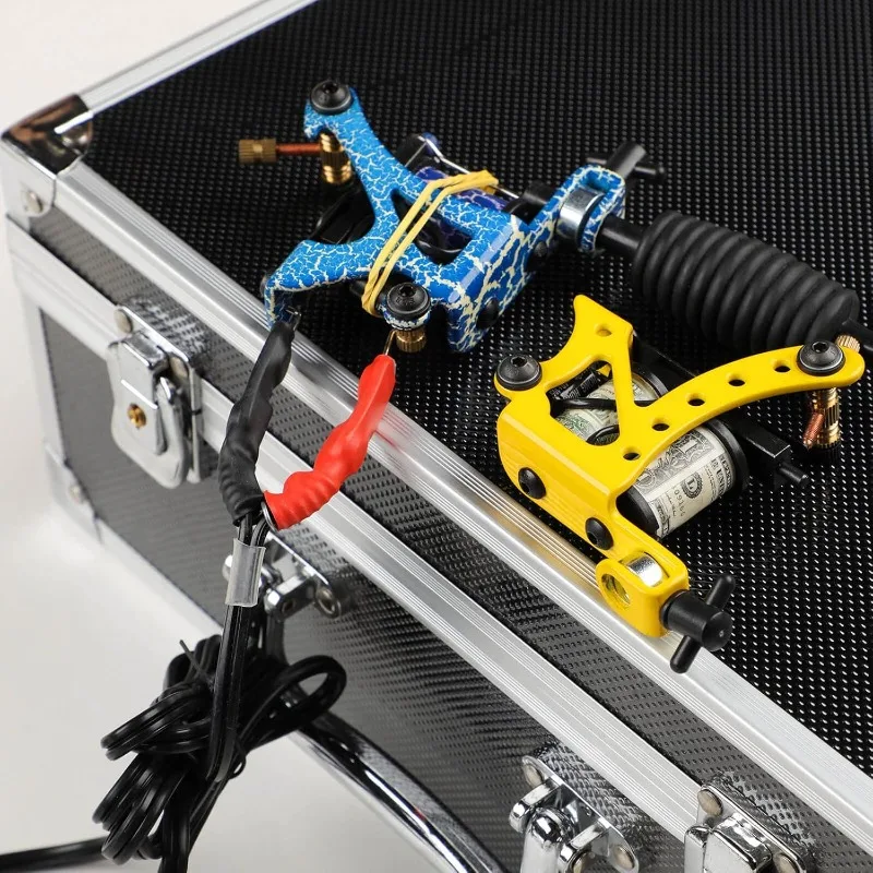 Solong الوشم كاملة الوشم كيت 4 برو آلة البنادق 54 أحبار إمدادات الطاقة دواسة القدم الإبر السيطرة نصائح حمل TK453-US #3