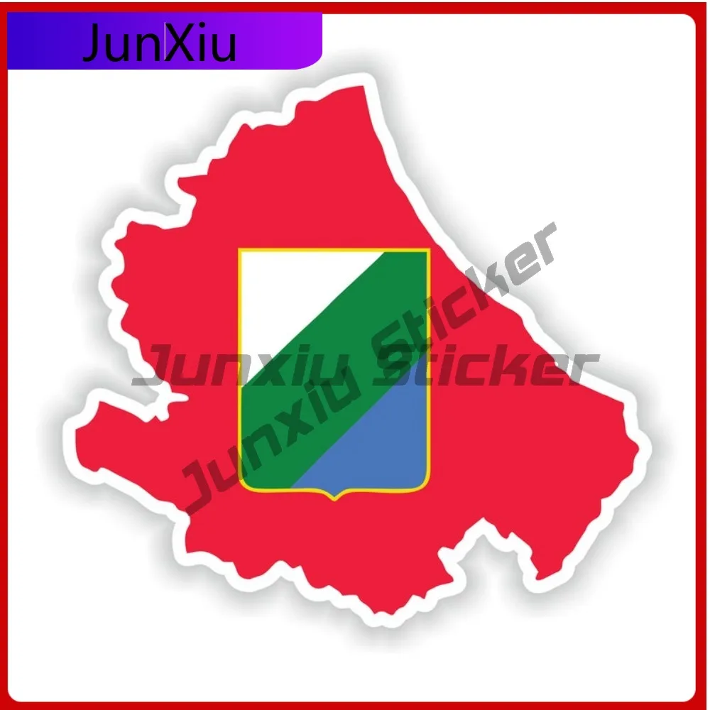 

Abruzzo Italy National Emblem Map Shape And Outline Vinyl Waterproof Decal For Car Accessories And Decals X500 Motorcycle Suv