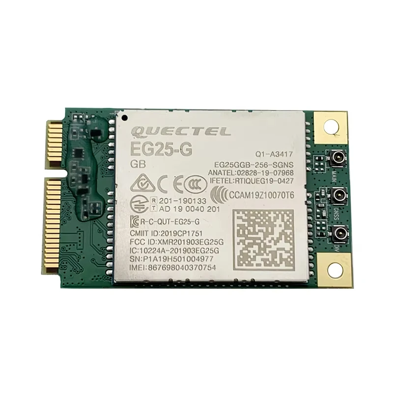 Quectel EG25-G LTE Cat4 MINI PCIE Global Modem With SIM Card Slot EG25GGB-256-SGNS Compatible With EC25-E EC25-EU EC25-AU Module