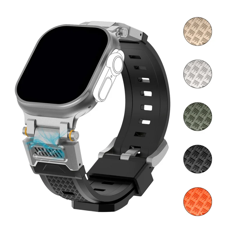 

Aromatic Strap For Apple Watch Ultra 2/Ultra/Series 1-10 & SE, 42/44/45/46/49mm, FRG F1 Scented Metal Connectors