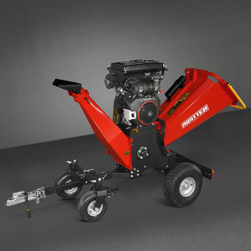 

AUSTTER P4206 8 Inch ZONSEN Engine G asoline Tubeless Tyre Drum Wood Chipper