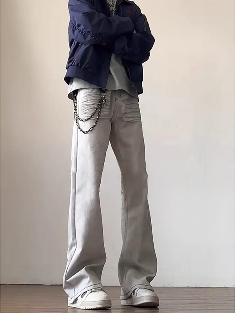 

Мужские джинсы Dir Jeans в американском стиле, прямые, слегка расклешенные, для подростков, осенняя коллекция