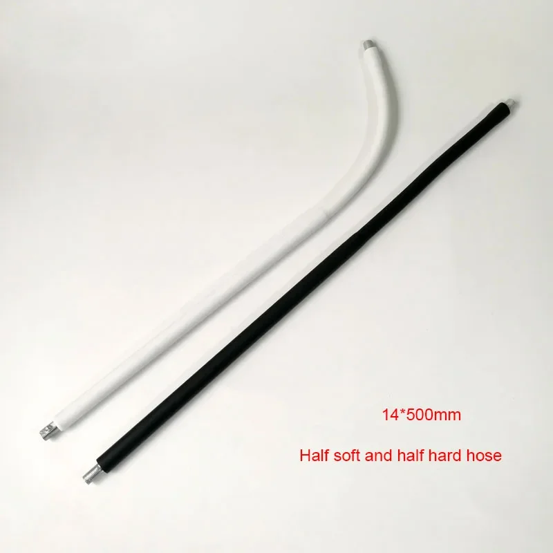 1pcs Dia14/15mm LED Silicone Gooseneck Hard Pipe+Soft Flexible Metal Hose M10 Threads LED Table lamp DIY Accessory Metal Pipe