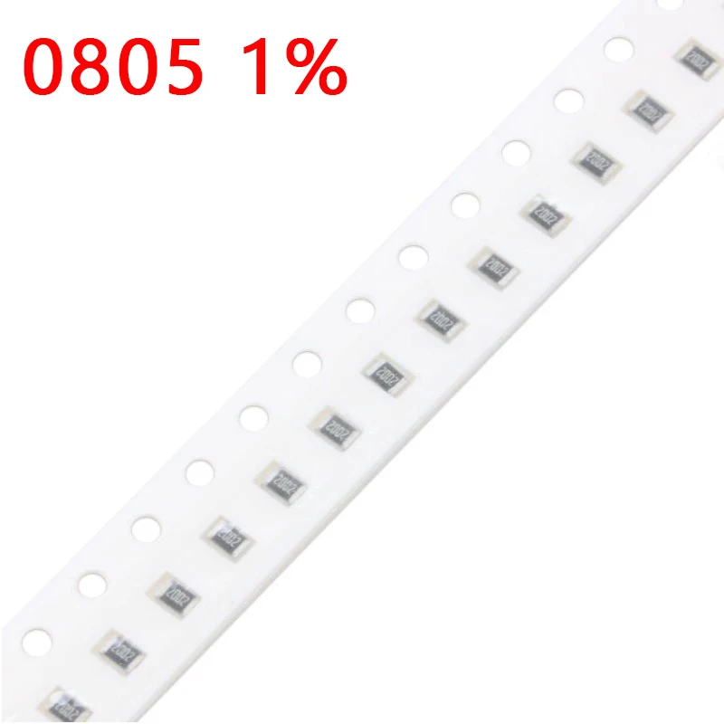 100pcs 0805 1% SMD Resistor 2.2 2.4 2.7 3 22 24 27 30 220 240 270 300 2.2K 2.4K 2.7K 3K 22K 24K 27K 30K 220K 240K 270K 300K Ohm