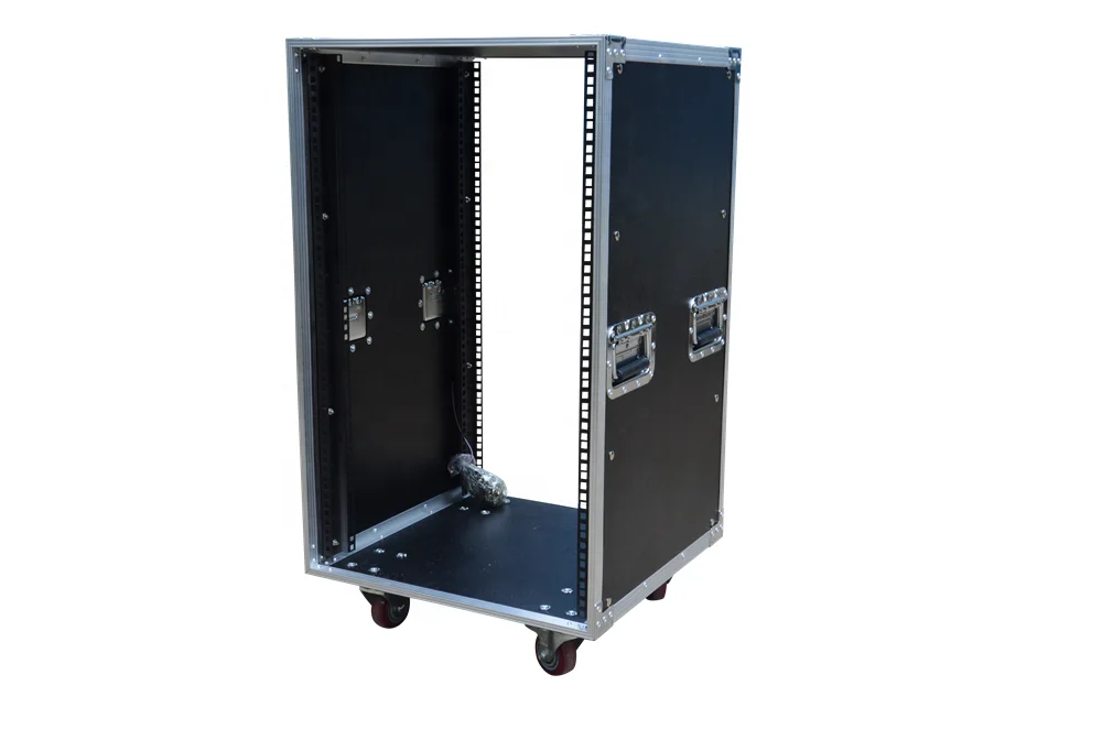 Plywood Aluminum  Moving  Storage Flight Case With Wheel for Sale STANDARD-TWO DOORS