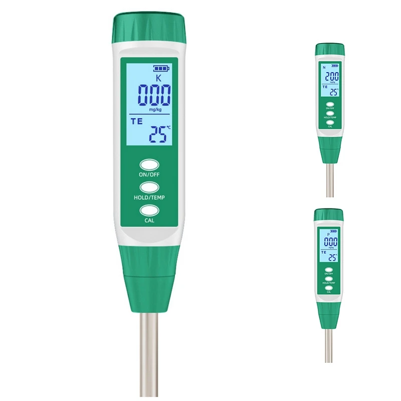 

AT14 Soil Tester, Fertiliser Tester Analyser For Use In Potting And Planting Farms Gardening