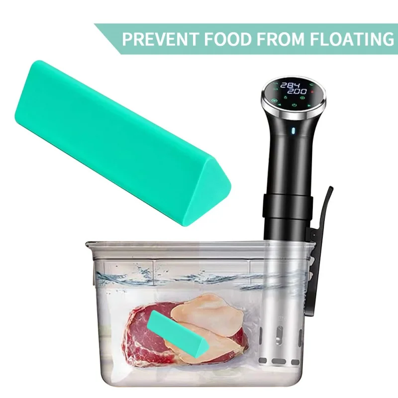Sous Vide Weight Slow Cooker Accessories Keep Bags Submerged In Place Eliminate Floating Food Safe Silicone and Stainless Steel