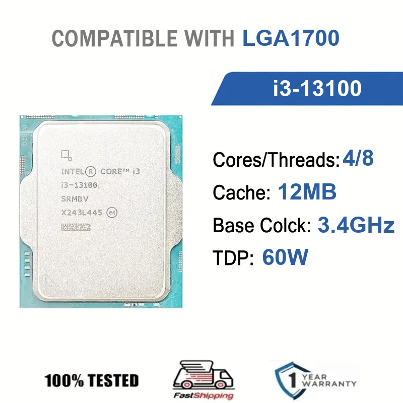Core i3 13100 Processor -AliExpress