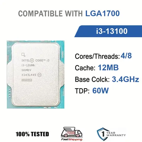 Core i3 13100 Processor -AliExpress