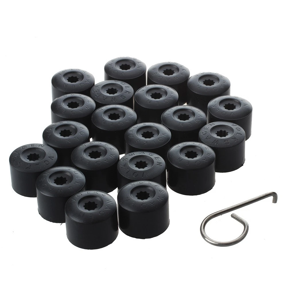 

20pcs High Quality Decorative Tyre Wheel Nut Bolt Head Cover Cap Wheel Nut Auto Hub Screw Cover Protection Dust Proof Protector