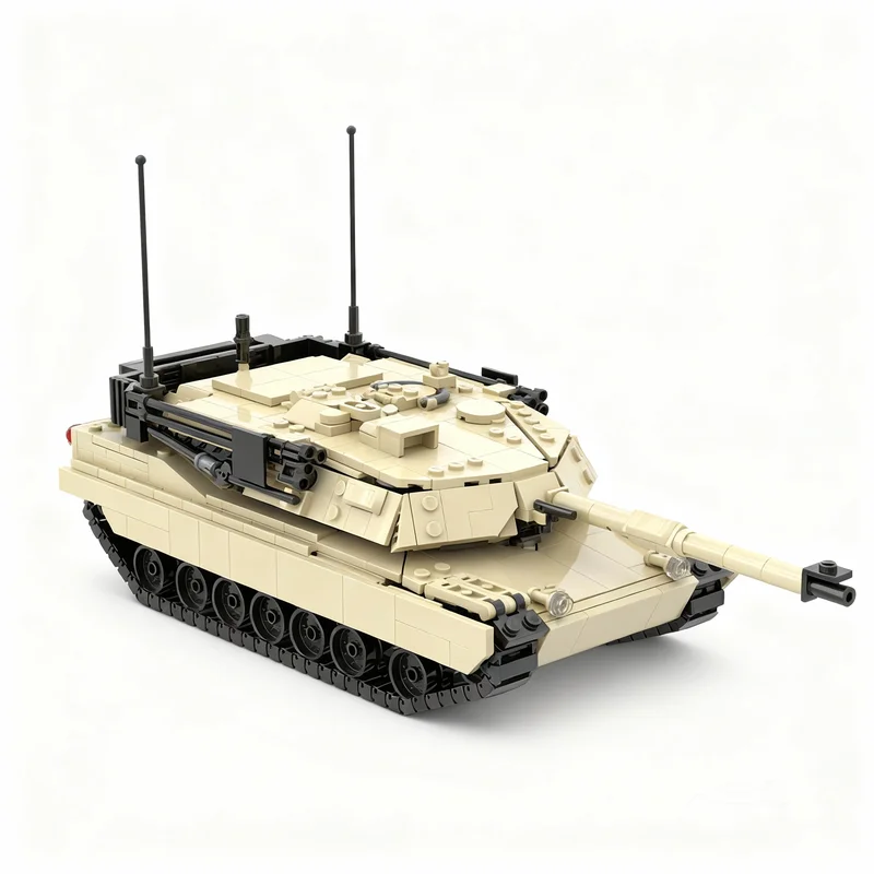 994pcs MOC M1A1 Abrams Model Building Blocks Architecture Toy Christmas Gift Birthday Creative Display Brick Idea Collection