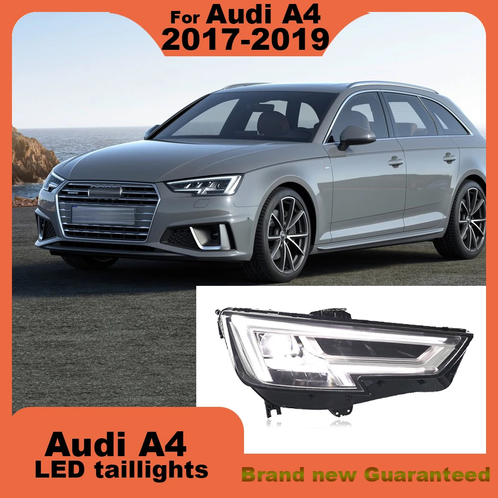 LED  Front Lights for Audi A4 2017-2019 upgrades S4 LED Headlights Assembly Laser Lenses Lamp Head Front Light DRL  Accessories