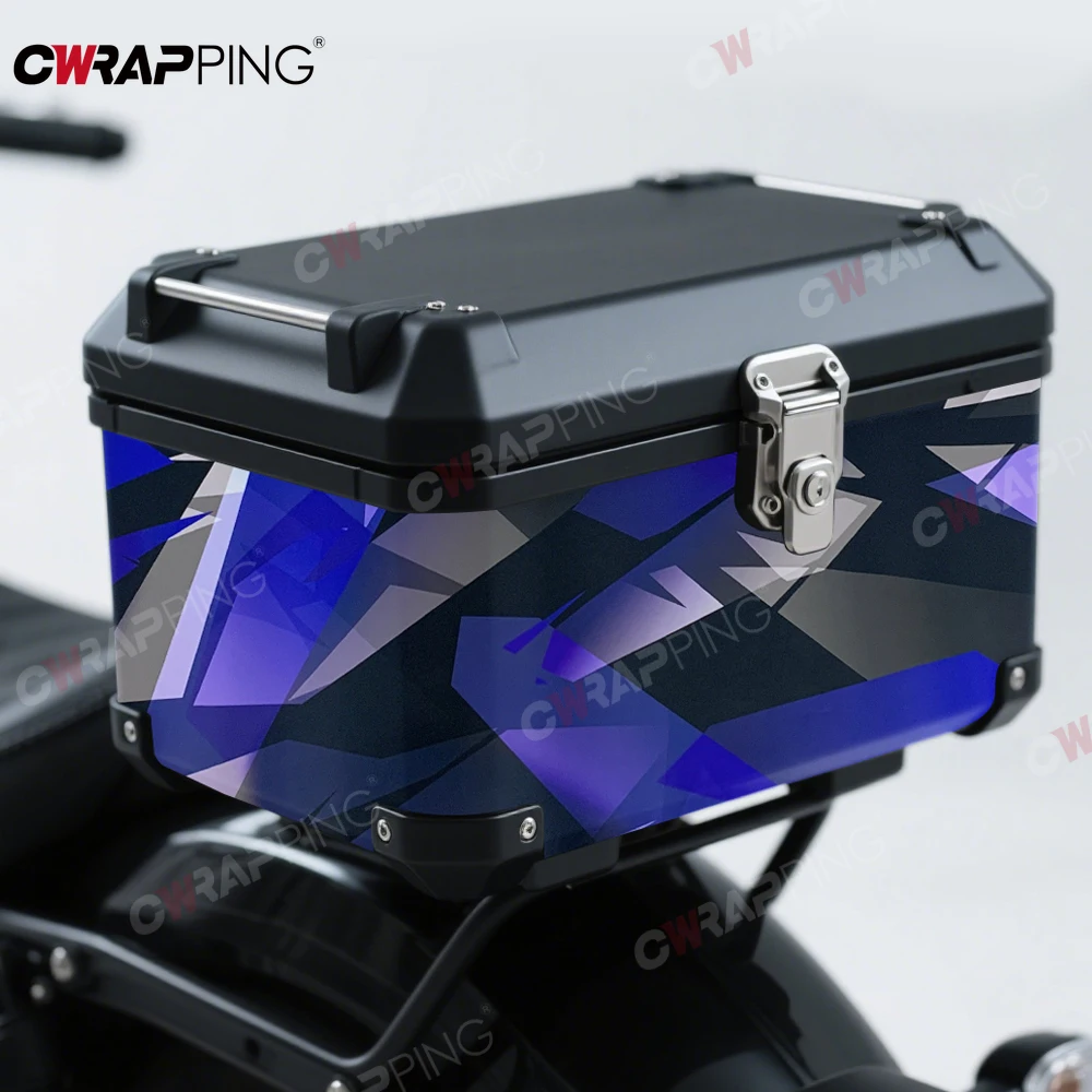 التمويه الفينيل ملصقات السيارات فقاعة الحرة ذاتية اللصق أسود أزرق دراجة نارية محمول ديكور حماية الأفلام ديكور السيارة التصميم