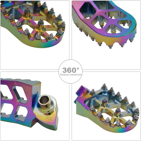 Fotpinnar till Dirt Bike, motorcykelfotpinnar, CNC-monterade för YZ65 1823, YZ85 0223, YZ125 9723, YZ250 9823, YZ250F WR250F 0123, YZ450F WR450F 0323 10 best sales yz65 - №5
