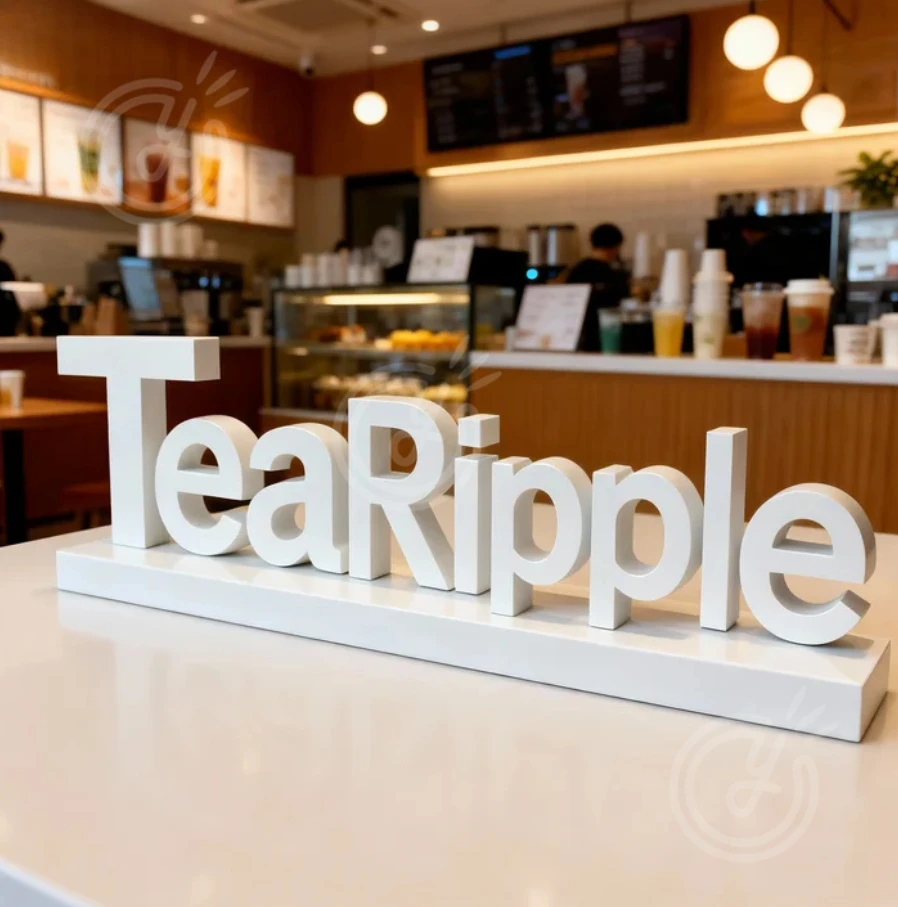 DIY Freestanding White PVC Alphabet Letters– Personalised Name/Logo/Slogan Art Craft for Home, Wedding & Party Decor DIY Logo