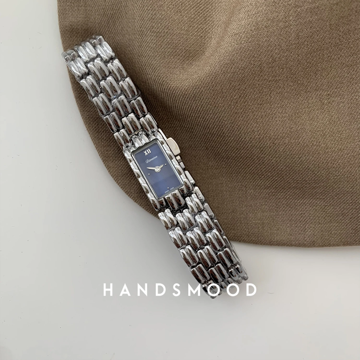 Retro Ladies Watch Rectangular Luxury Niche Design Fashionable and Versatile Quartz Watch Luxury Timepiece Women's Accessories