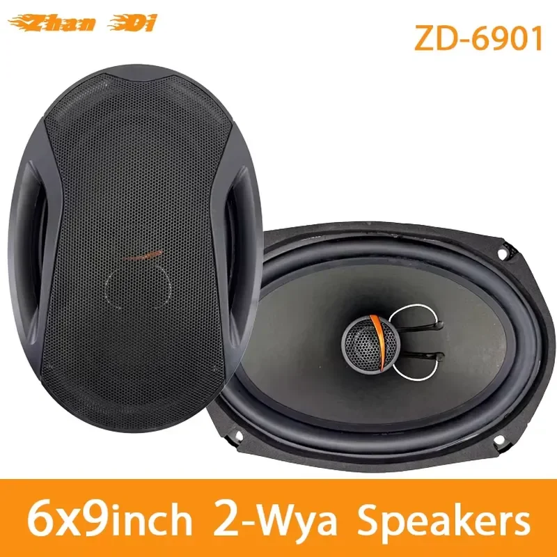 

Factory Direct Selling 4 Ohm 6x9" 2-Way Car Audio Speakers for Accord/City/Insight Iron Black