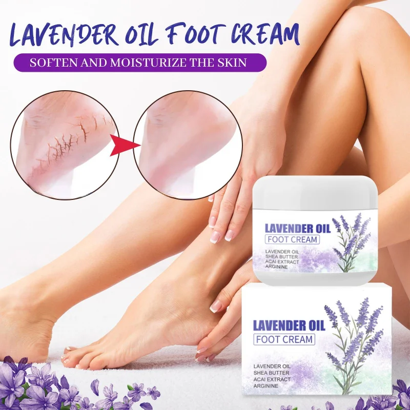 Lavender oil foot cream anti freezing and anti cracking moisturizing moisturizing and anti cracking