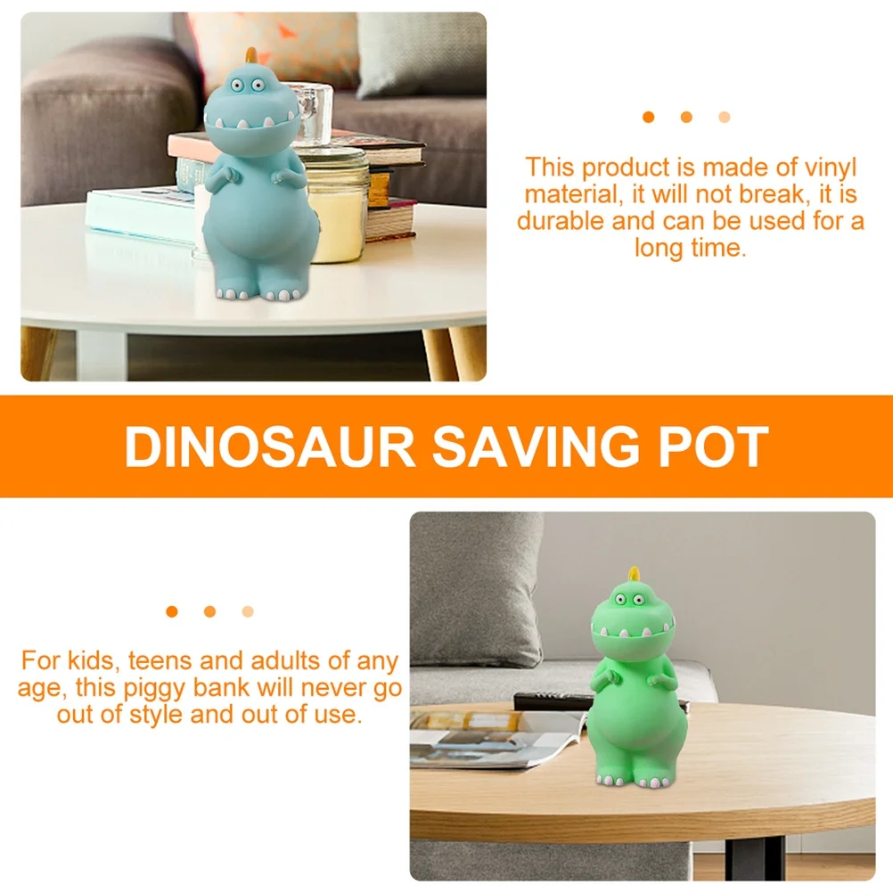 

Money Dinosaur Piggy Bank for Container Only and Out Lovely Pot