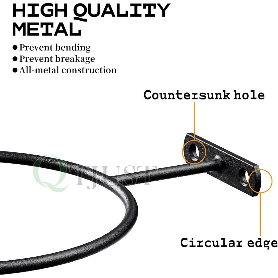 Настенный дисплей для хранения мячей, универсальная стойка для мячей, металлическая черная стойка, держатель, экономия места для баскетбола, футбола, волейбола So