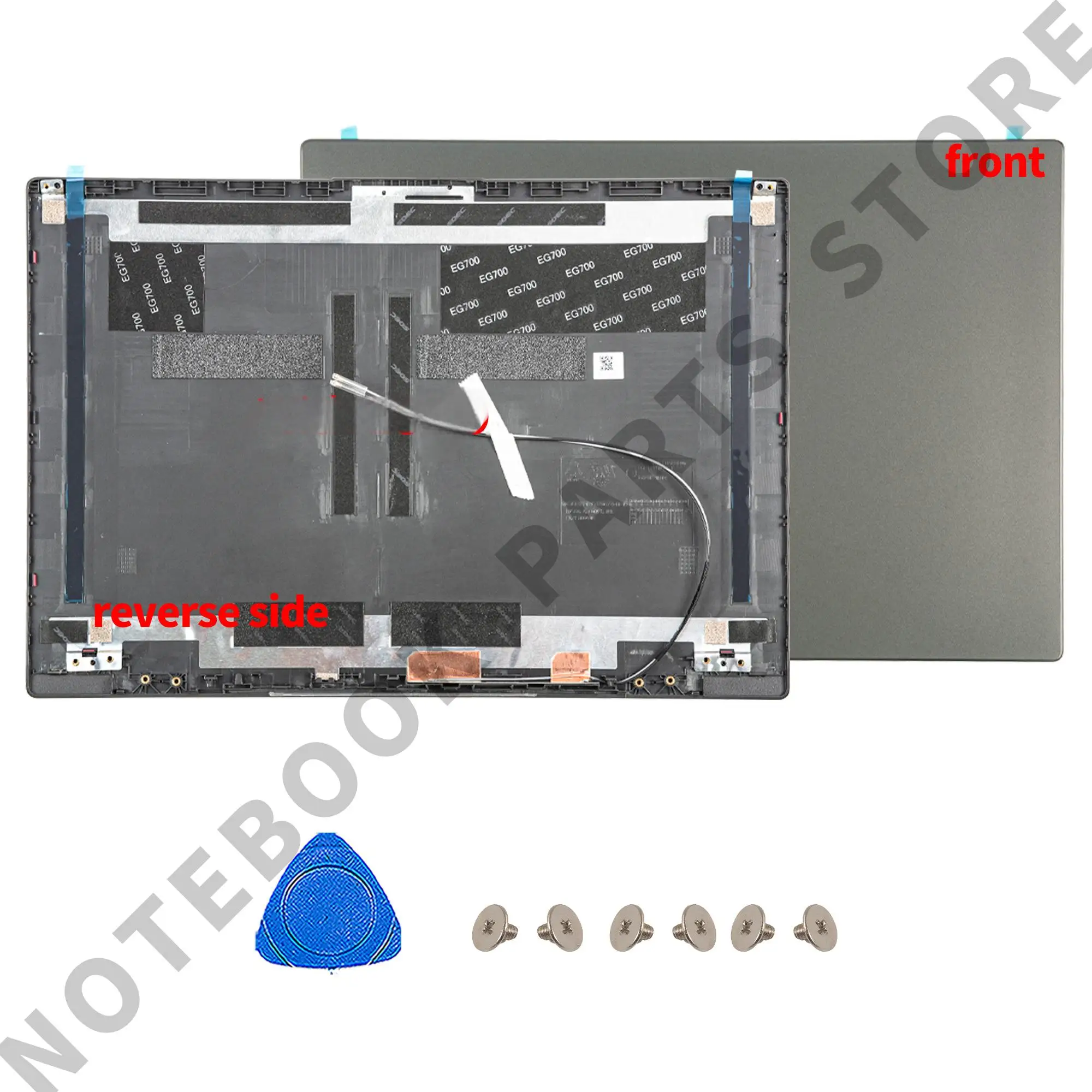 Part For V15 G2 ITL V15 G2 ALC LCD Back Cover Bezel Palmrest Bottom Hinges Laptop Housing Replace Gray 15.6 In