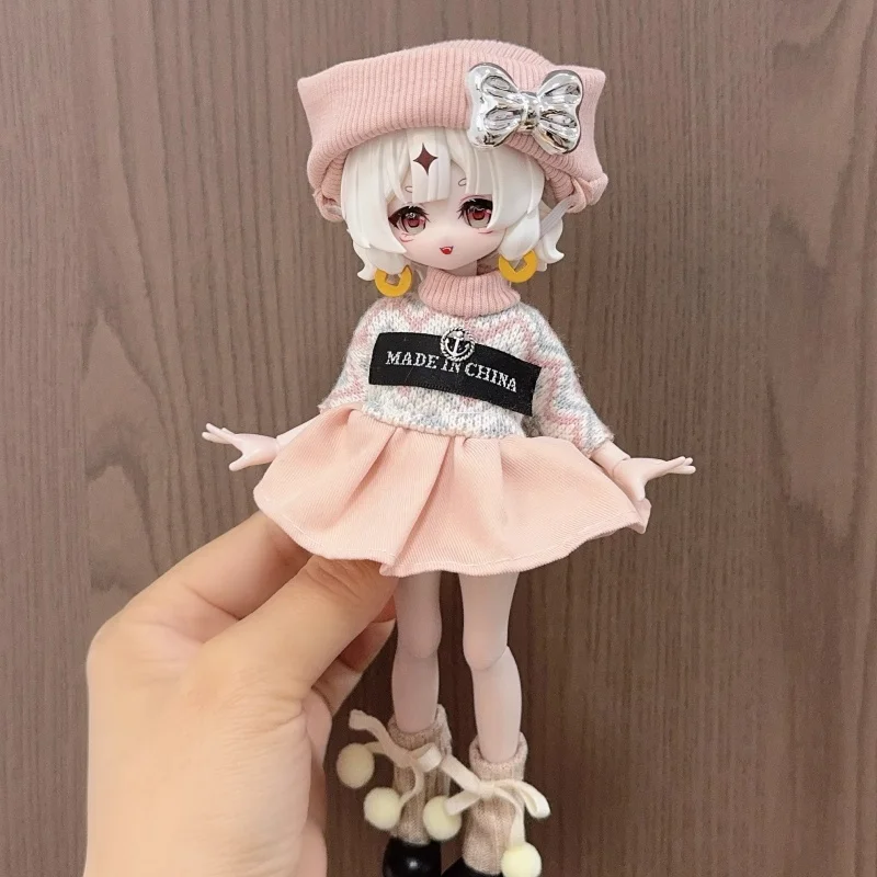 Baby Clothes 8 Points 12 Points Ob11 Maid 11-17cm Sweet  Axi Body Bjd Doll Clothes Blythe Doll Miniature Items Ob11 Clothes