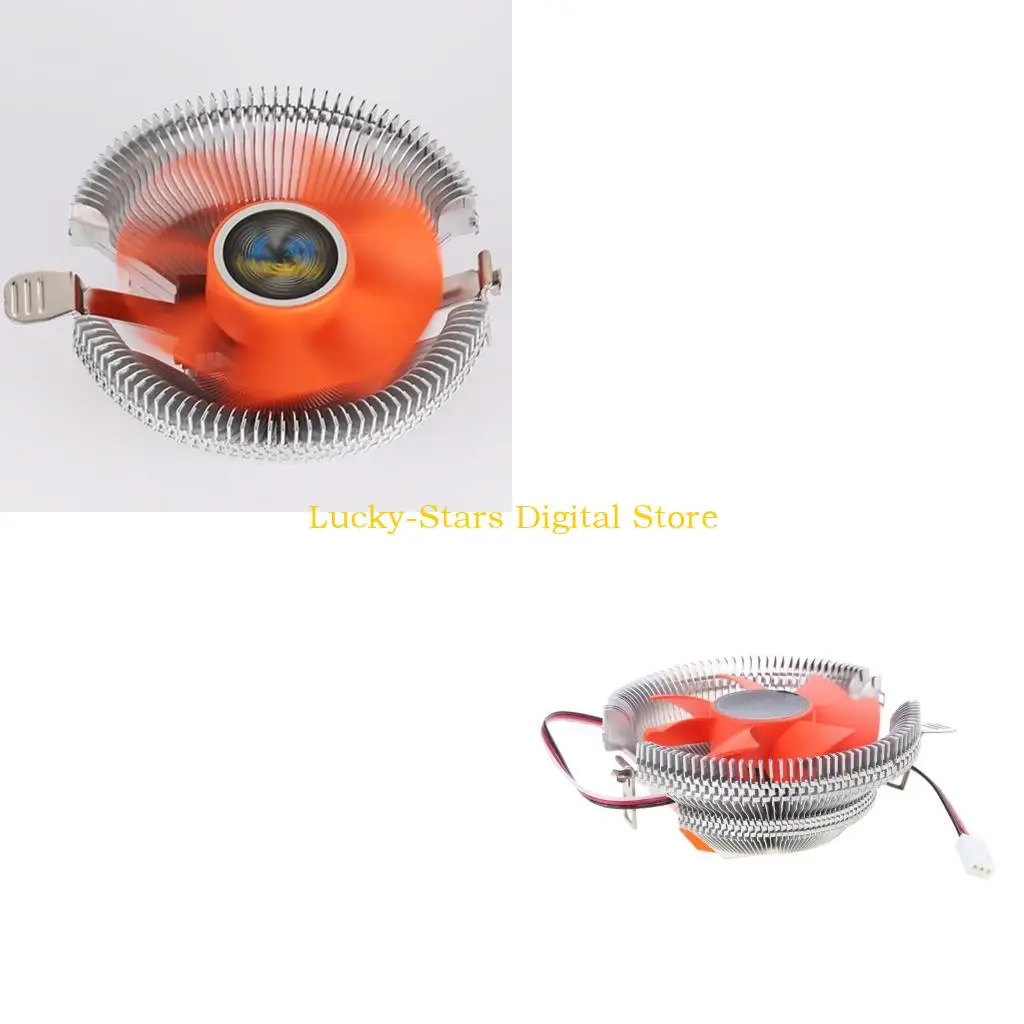 

T3EE CPU Fan Desktop Computer PC Cooler Aluminum Heatsink CPU Cooling Radiator for LGA 775 1150 1155 1156 1366 2011