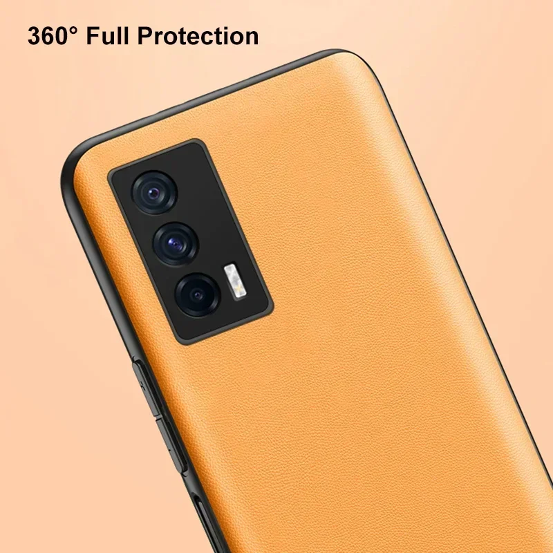 Casing ponsel kulit mewah, casing penutup untuk Vivo X50 X60 X70 Pro Plus S7 S9 S10 Y31 Y72 Z1 Z1X Z3 Z5 Neo 3 5