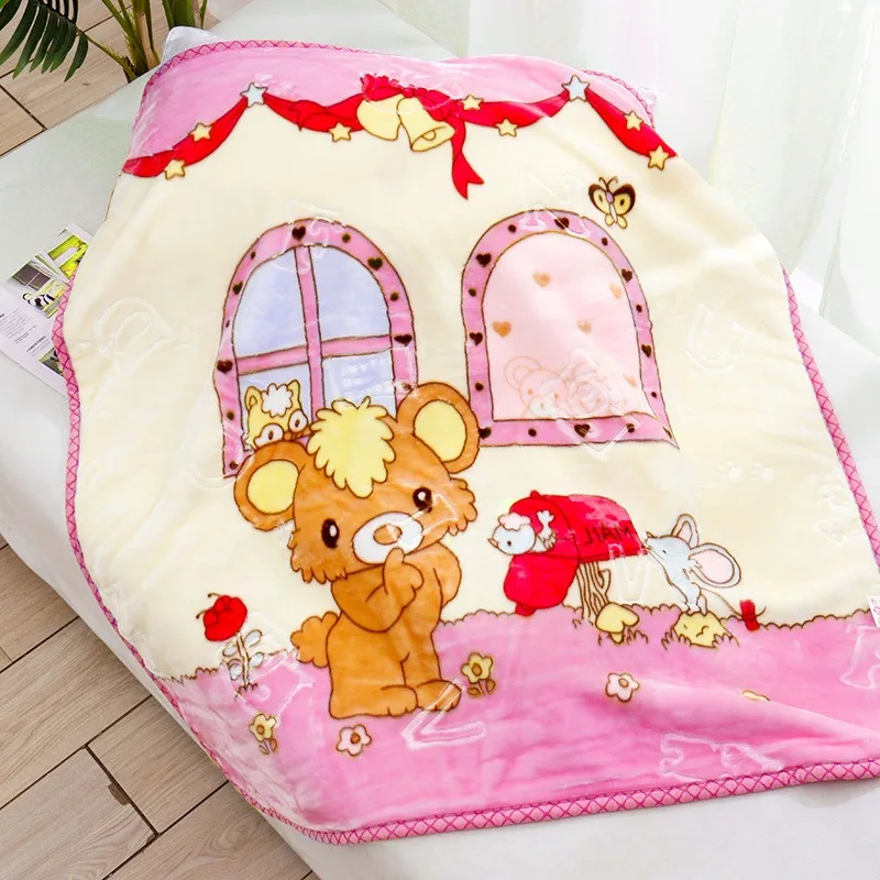 

Детское одеяло с облаком и рисунком | Двухслойная пеленка для новорожденных | Всесезонная мягкая и фотогеническая детская помощь