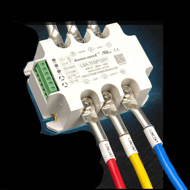 Imagem -02 - Trifásico ac Tensão Regular Módulo Transformador Regulador de Potência Tiristor Escurecimento Regule o Aquecimento de Controle de Temperatura