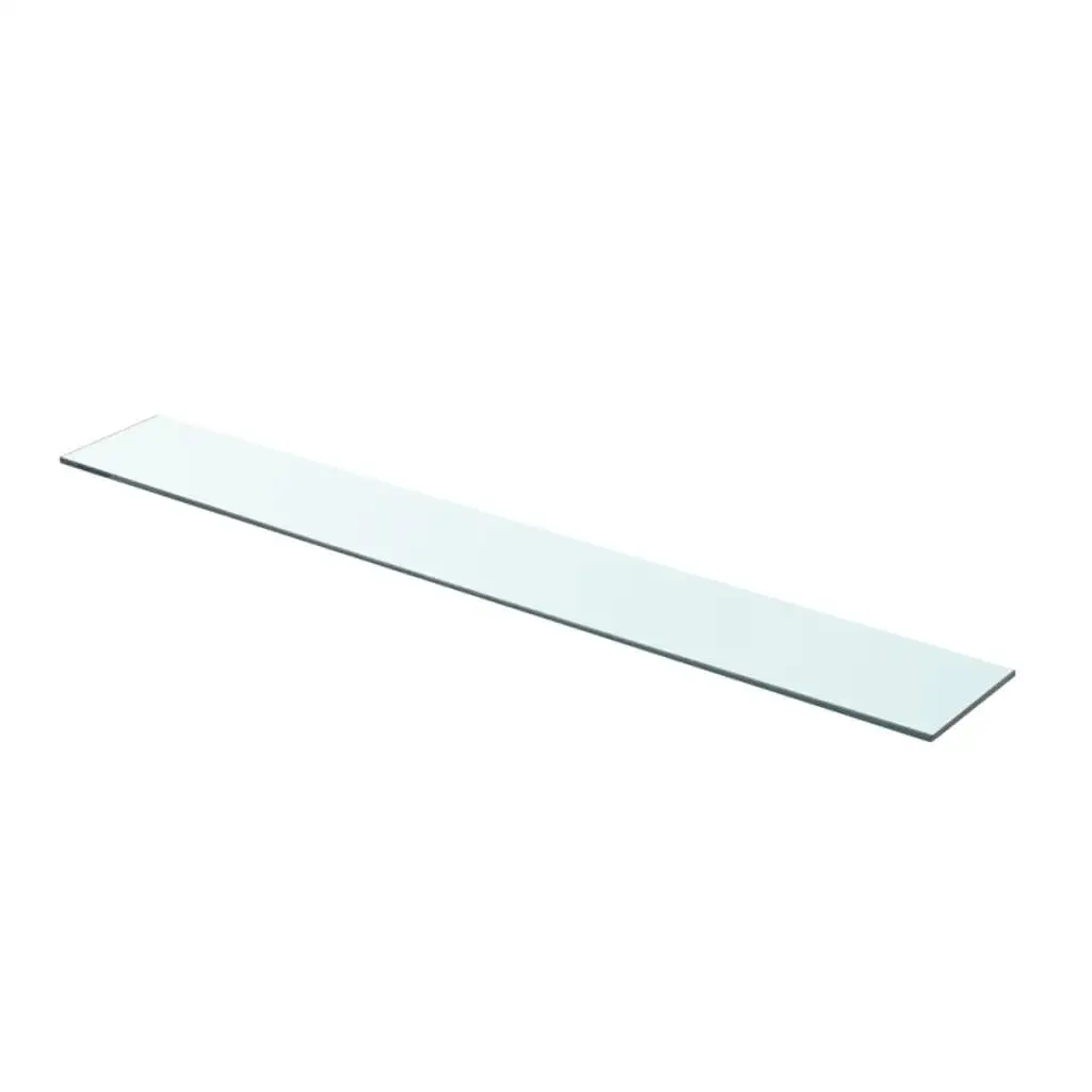 

Clear Glass Shelf Panel 35.4x4.7 Inches - Durable Storage Solution for Home & Office