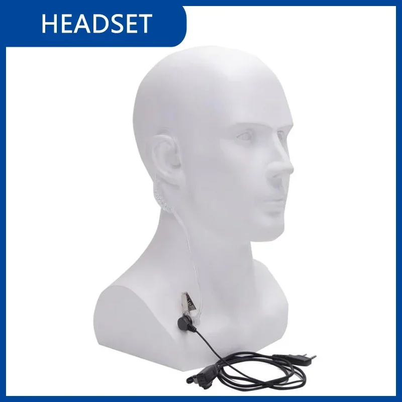 Walkie Talkie Earpiece Headset 2 Pin-K  Acoustic Air-Tube Headphone PTT MIC Baofeng Kenwood UV-5R Mini-5 Two Way Radio Accessory - view 6