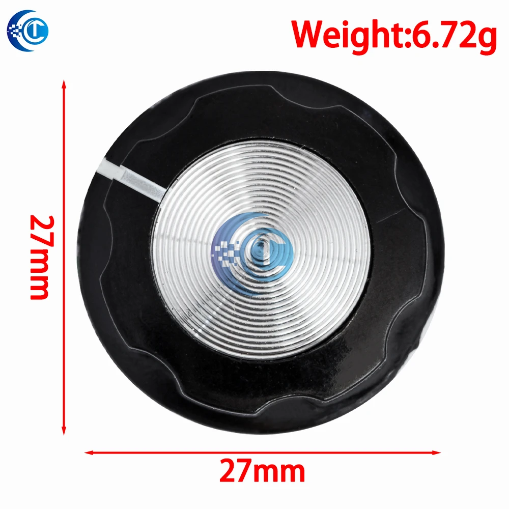 1 perilla de potenciómetro de baquelita interior de 6,4mm: tapa giratoria de MF-A03 para interruptores WH118, WX050 y RV24YN20S