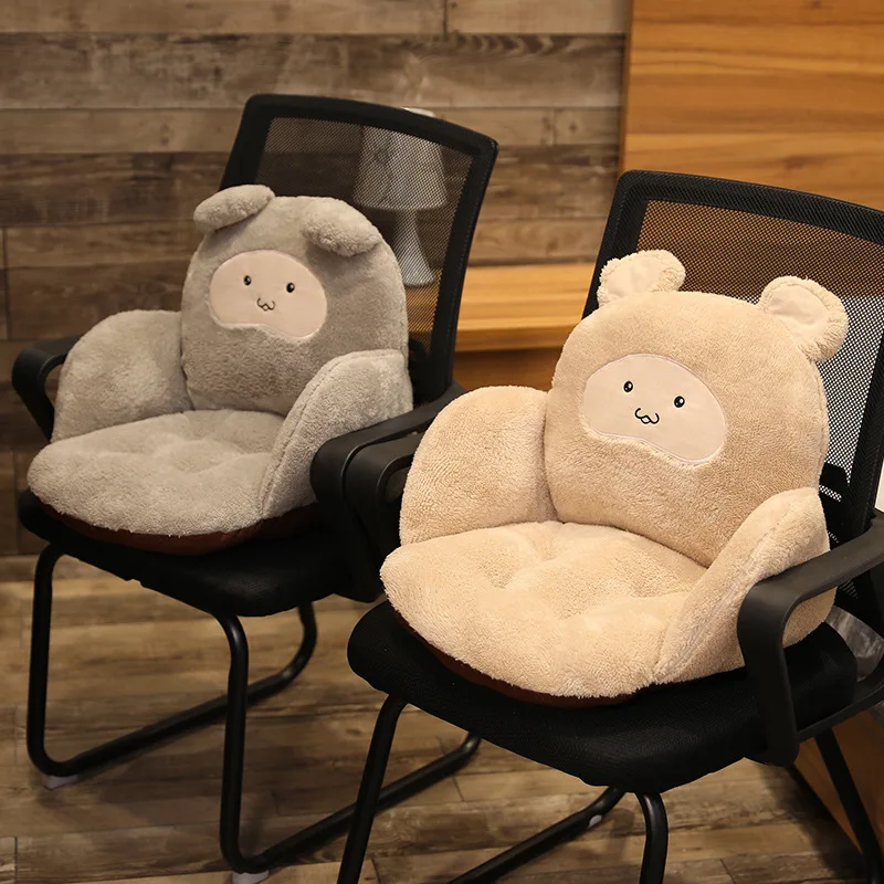 

Cartoon sofa chair cushion cushion one cute plush thickening office comfortable soft cushion student lumbar support