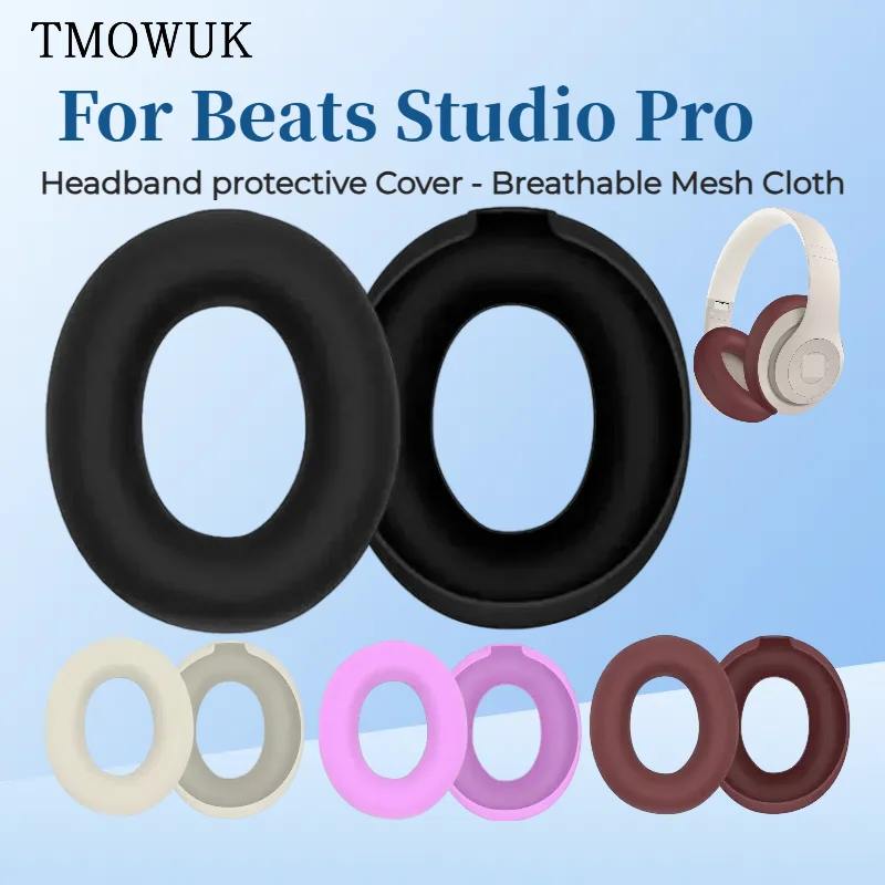 

For Beats Studio Pro Cover Silica Gel Protective Sleeve Resistant To Dirt Dustproof washable Headphone Earmuffs TOMWUK