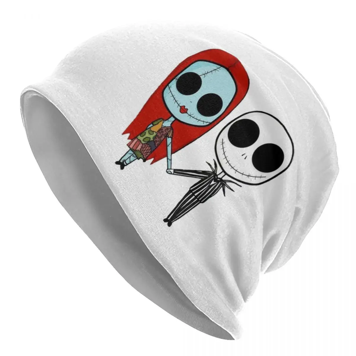 The Nightmare Before Christmas Warm Knitted Cap Hip Hop Bonnet Hat Autumn Winter Outdoor Beanies Hats for Men Women Adult