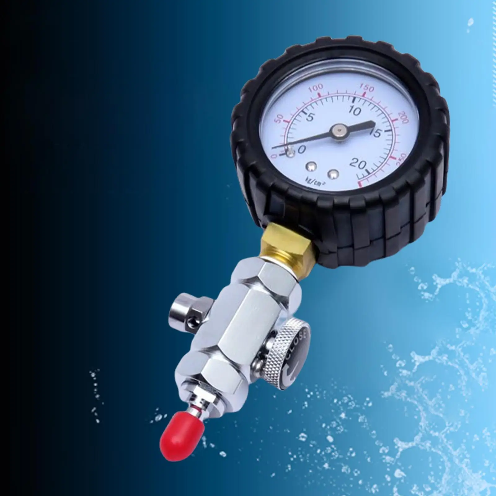 

Diving Regulator Pressure Checker Gauge 1st Stage Mini Tool for Scuba Dive Accessories and Supplies