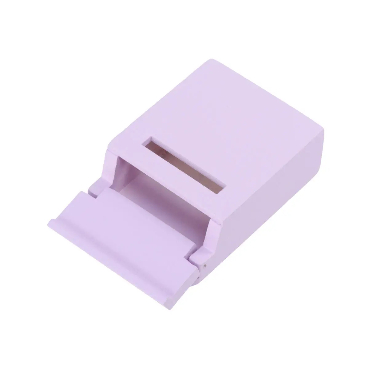 1Pcs Miniature Mailbox Lavender Wooden Dollhouse Decoration 1 to 12 Scale Mini Scene Prop Home Decor Collection Gift for Kids