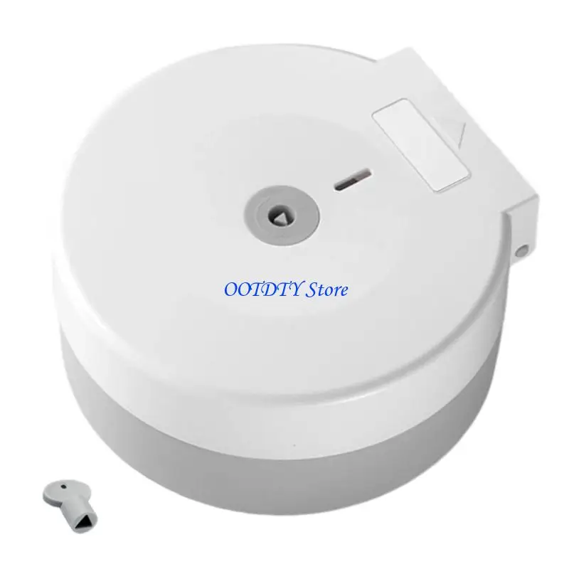 367A Easy Install Wall Mounted Bathroom Toilet Paper Holder DustProof Large Roll Box