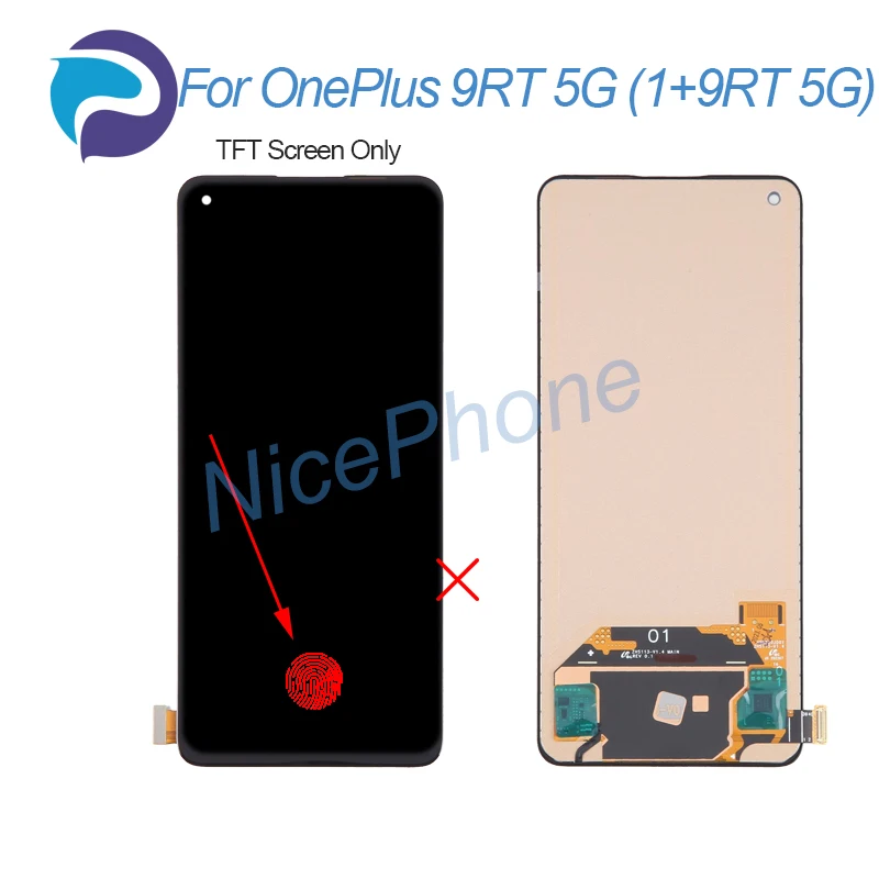 for ONEPLUS 9RT 5G LCD Display Touch Screen Digitizer Assembly Replacement 6.62