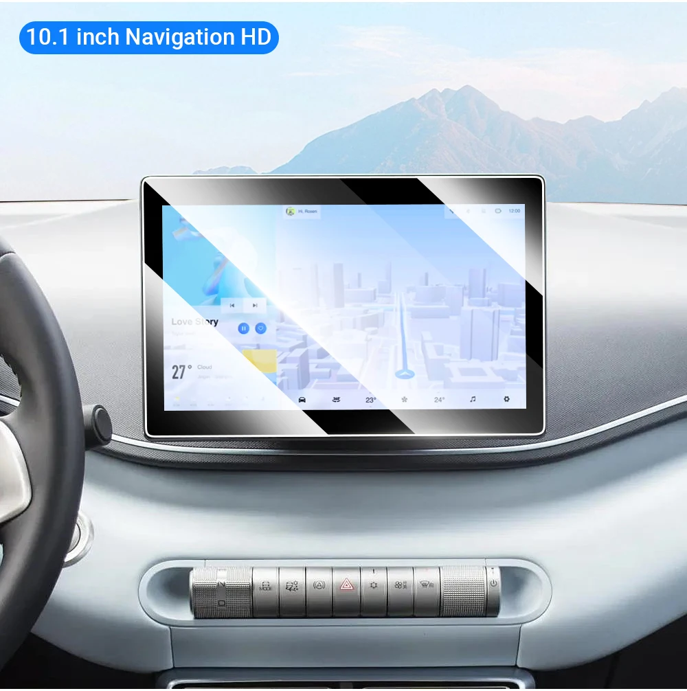 Für BYD Atto 1 / Dolphin Surf / Dolphin Mini / Seagull 2024 2025 2026 Auto-Navigations-Displayschutzfolie aus gehärtetem Glas, kratzfest – Detail 13