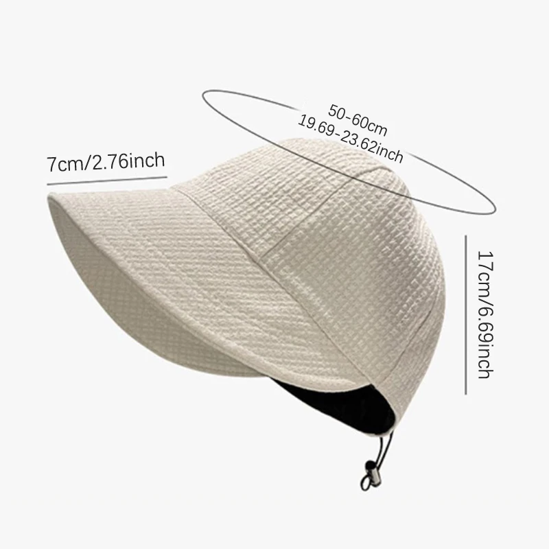 Sombrero de playa para mujer, visera grande, protección UV al aire libre, gorra de béisbol deportiva vacía, novedad de verano