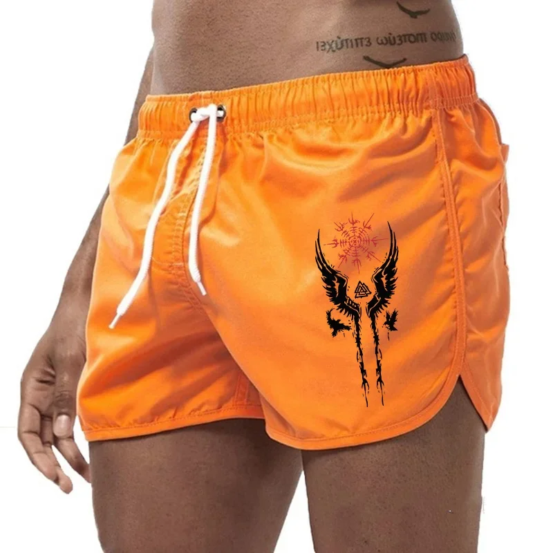 Celana Pendek Pria Berkualitas Tinggi Celana Pantai Kasual Olahraga Musim Panas Celana Harian Bersepeda Lari Kebugaran