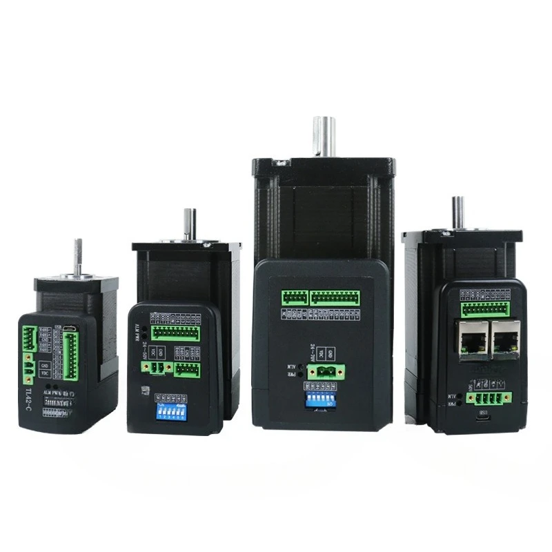 

Integrated stepper motor supports pulse motor