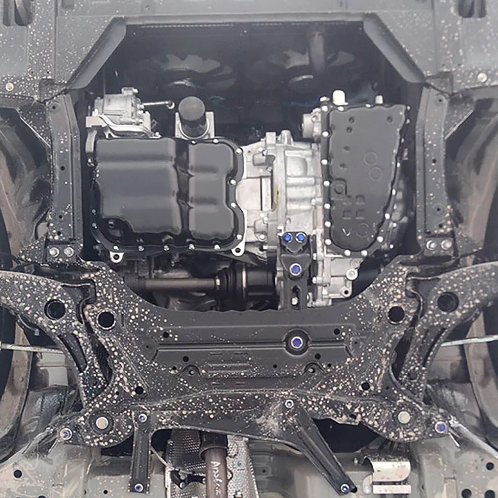 Fotografia 3: Protetor de Chassi de Motor em Aço Manganês, Acessórios para Automóveis, Peças para Mitsubishi Outlander ‌   2013-2015 2.0L 2.4L