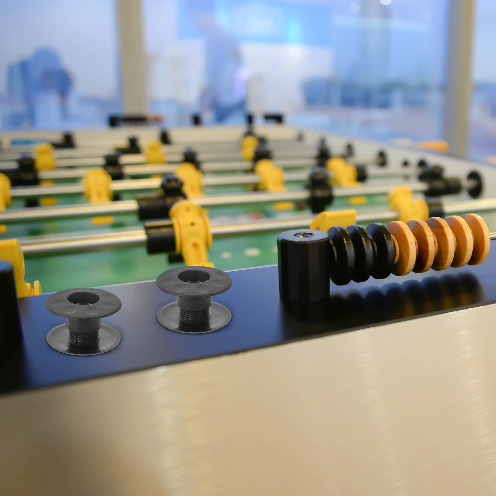 

10pcs Football Rod Bearings Foosball Bushings Sturdy Plastic Replacement Machine Parts Durable Table Game Accessories Smooth