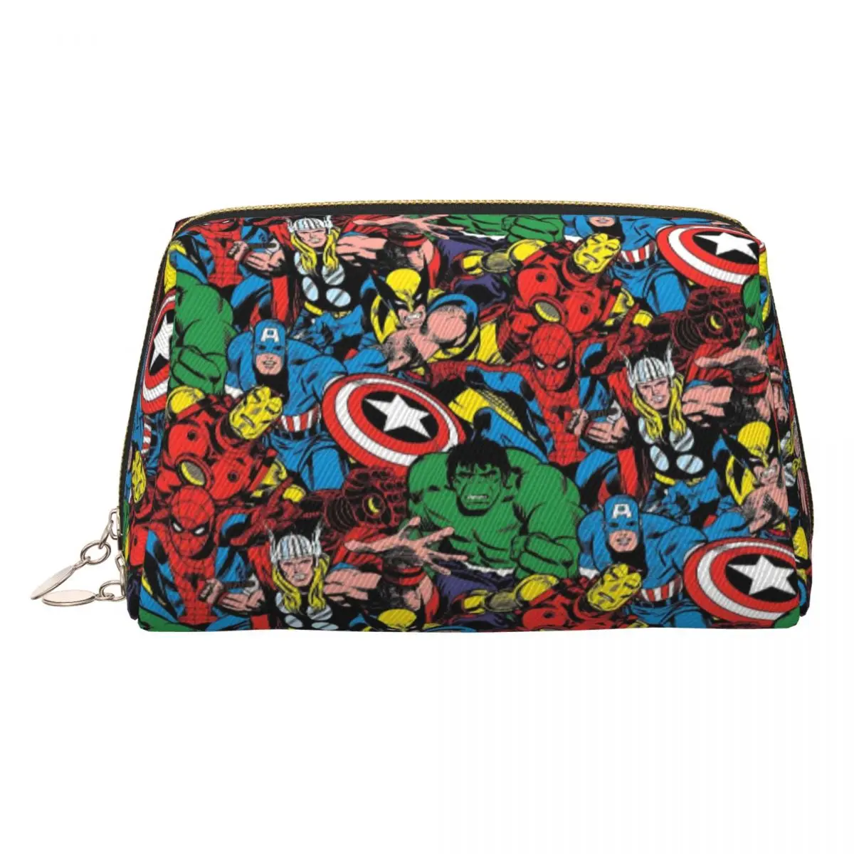 

Custom Hero Hulk Toiletry Bag for Women Cosmetic Makeup Organizer Lady Beauty Storage Dopp Kit Case