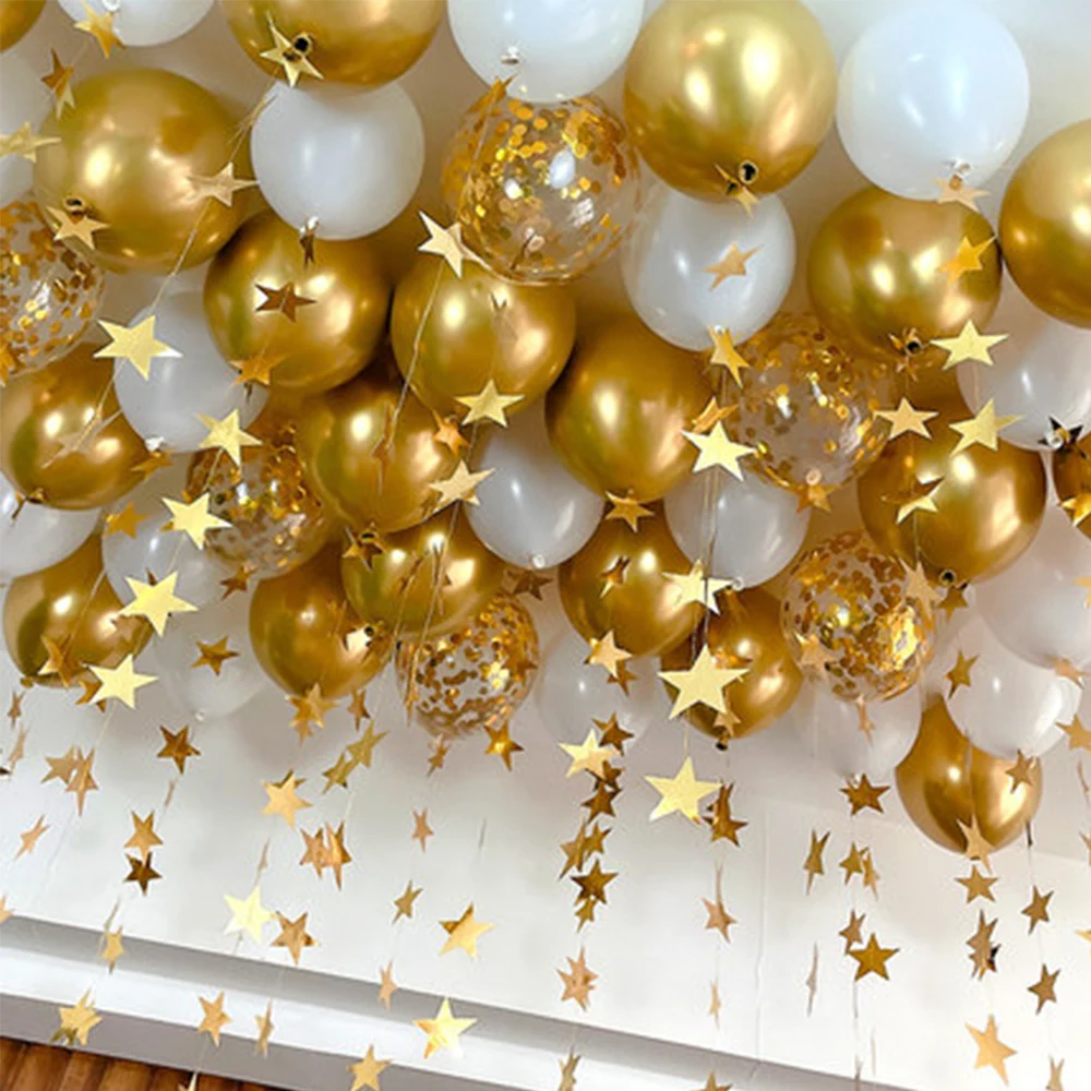 20pcs 12inch Gold Black Latex Mixed Color Balloons Birthday Party Decorations Adult Wedding Decoration Helium Globos Baby Shower