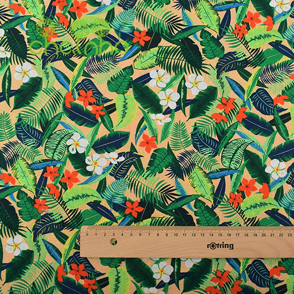 Chainho,Printed Cotton Linen F - Sewing Geotextile Fabric recension och pris