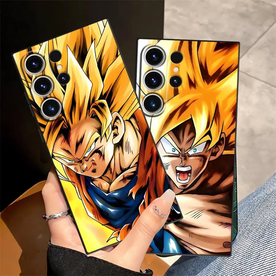 Weiche Funda Zurück Telefon Abdeckung Fall für Samsung Galaxy S25 Ultra S20 FE S21 + S23 FE S21 S22 Plus S25 + S24 + S24 Dragon Ball Super